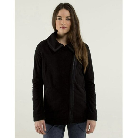 Lululemon Moto Jacket Black Size 6 EUC - Picture 1 of 5